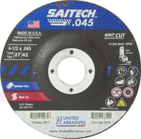 United Abrasives Saitech .045 thin cut off whell