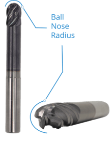 ball nose end mill radius