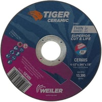 Weiler Abrasives Tiger Ceramic Cutting Wheels