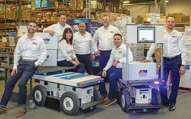 Robotics Team With AMRs As Featured in Industrial Supply Magazine