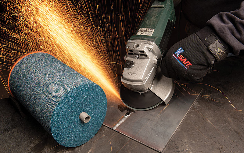 Fiber disc for grinding and finishing