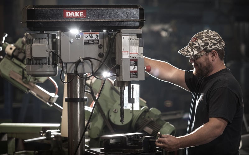 Dake drill press